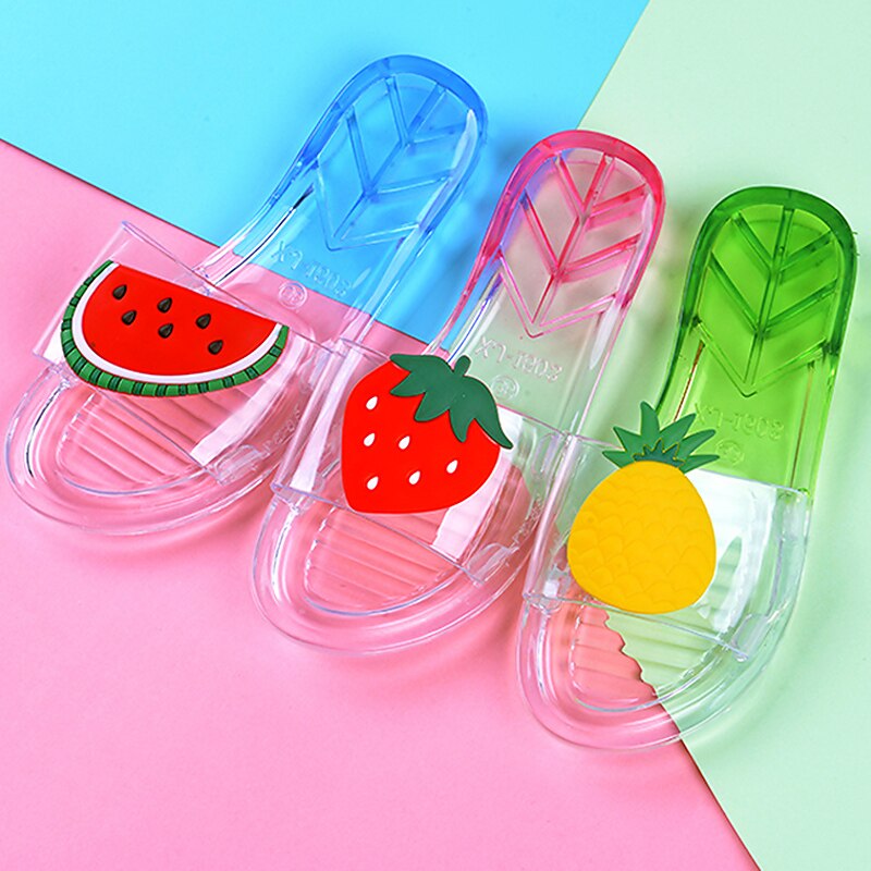 Summer Women's Shoes Summer Slide Shoe Sandals Cute Home House Slippers Transparent Flip Flops Sandalias De Mujer Women Sandals