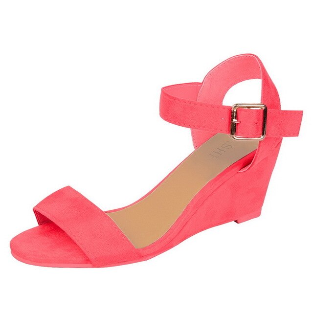 2020 New Sandals Ladies Pumps  Strap Sandals Shoes Fashion 35-43 Size Wedges Shoes For Women Sandalia Feminina