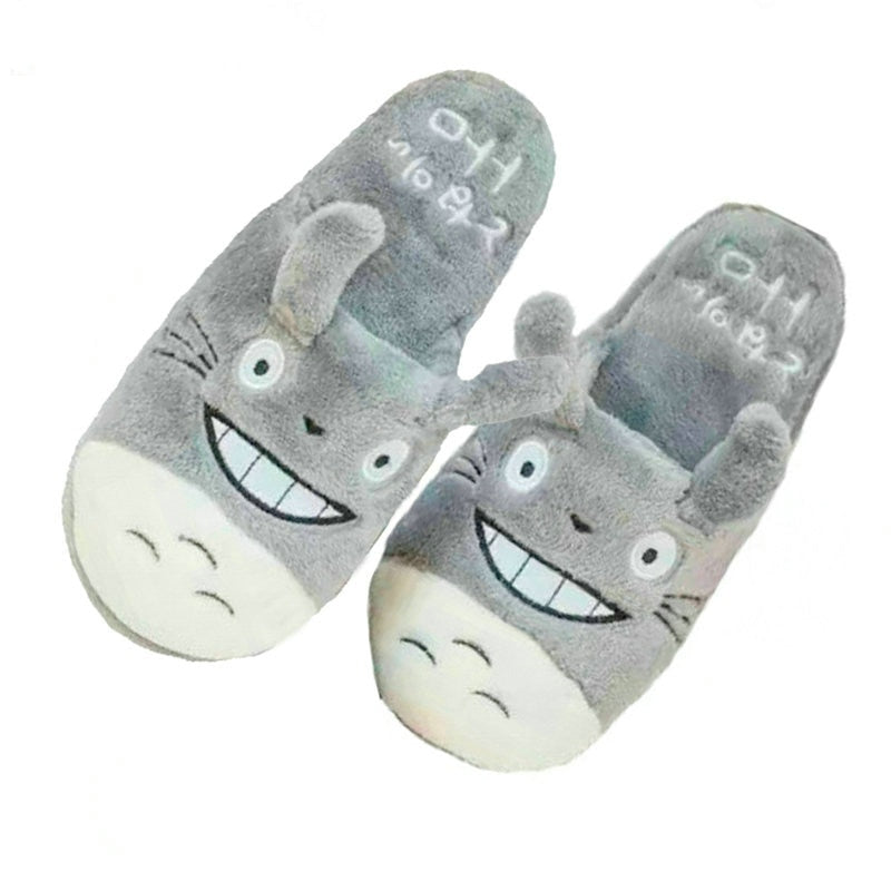 Cute Cat Cartoon Animal Women/men Couples Home Slipper For Indoor House Bedroom Flats Comfortable Warm Winter Shoes