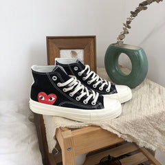 BONJEAN Wild Classic Retro Canvas Shoes Love Women Platform Sneakers  Zapatos De Mujer  Shoes Woman Tenis Masculino Adulto