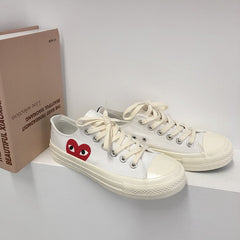 BONJEAN Wild Classic Retro Canvas Shoes Love Women Platform Sneakers  Zapatos De Mujer  Shoes Woman Tenis Masculino Adulto