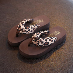 Floral Beach Sandals Wedge Platform Thongs Slippers Flip Flops suummer shose for women girls