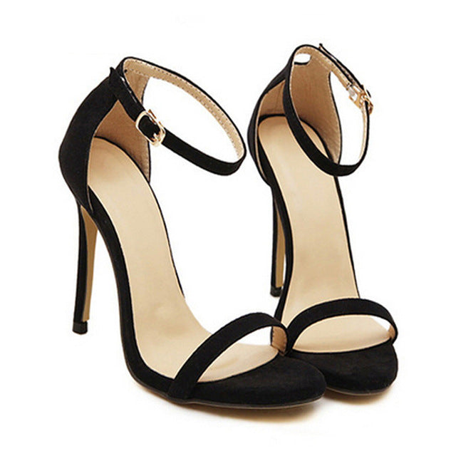 2019 New Women's Pumps Sexy High Heels Ladies Shoes Open Toed Thin Heels Sliver Female Shoes Wedding Party Shoes Women Sandals
